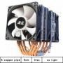 Ventilateur refroidisseur 6 caloduc  4pin led 2000PWM pour lga 115x1356 1366 fm2 am3 am4 x79 x99 2011
