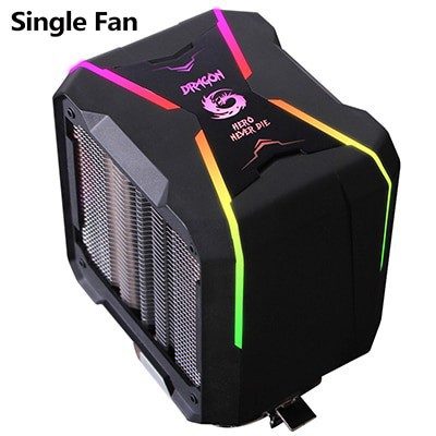 Ventilateur de refroidissement RGB, 90mm, PWM, pour Intel LGA1150, 1151, 1155, 1156, AMD AM3, AM4