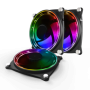 Ventilateur de PC à LED silencieux de 120mm 5V 3 pin, coloré ARGB AURA SYNC, RB300 RGB,