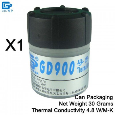 Pâte de graisse thermoconductrice pour plâtre, poids Net 0.5/1/3/4/7/15/30 grammes GD900, composé de dissipateur thermique SSY C