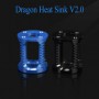 Dissipateur thermique Dragon Hotend V2.0 en aluminium haute température, pièces d'imprimante 3D