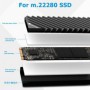 Jonsbo – dissipateur thermique en aluminium M.2 SSD NVMe, disque dur M2 2280 à semi-conducteurs, avec tampon thermique
