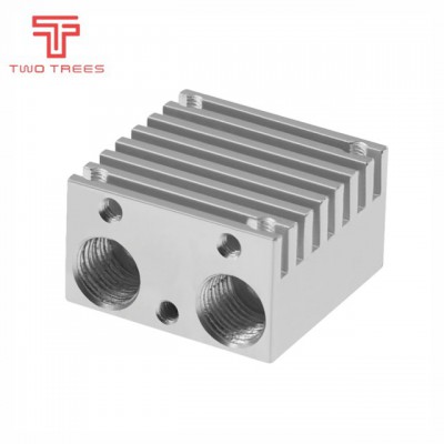 Dissipateur thermique V6 pour imprimante 3D, en alliage d'aluminium, double tête, 30x30x18mm