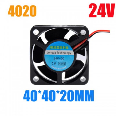 Ventilateur de refroidissement pour imprimante 3D et ordinateurs, connexion USB 4CM, 5CM, 6CM, 5V, 12V, 24V, 4010, 4020, 5010, 6
